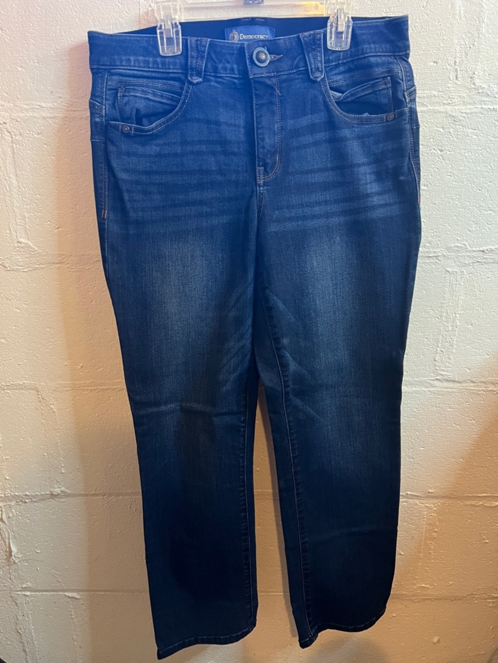 Democracy Women's Indigo Straight Leg Jeans